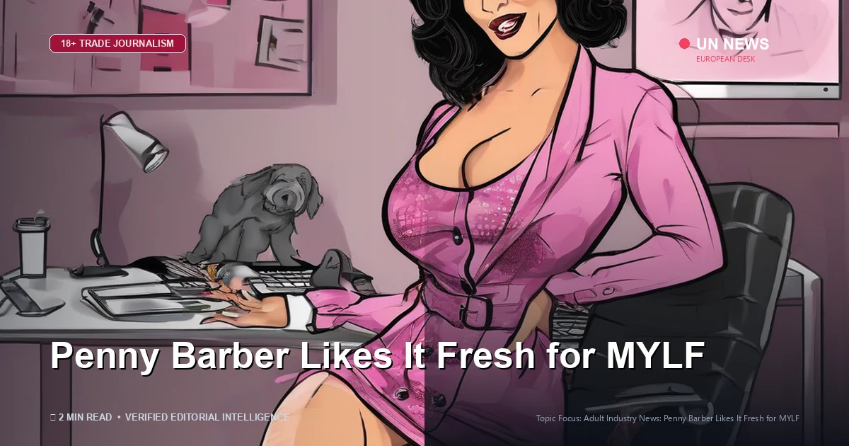 Editorial news illustration representing Penny Barber Likes It Fresh for MYLF
