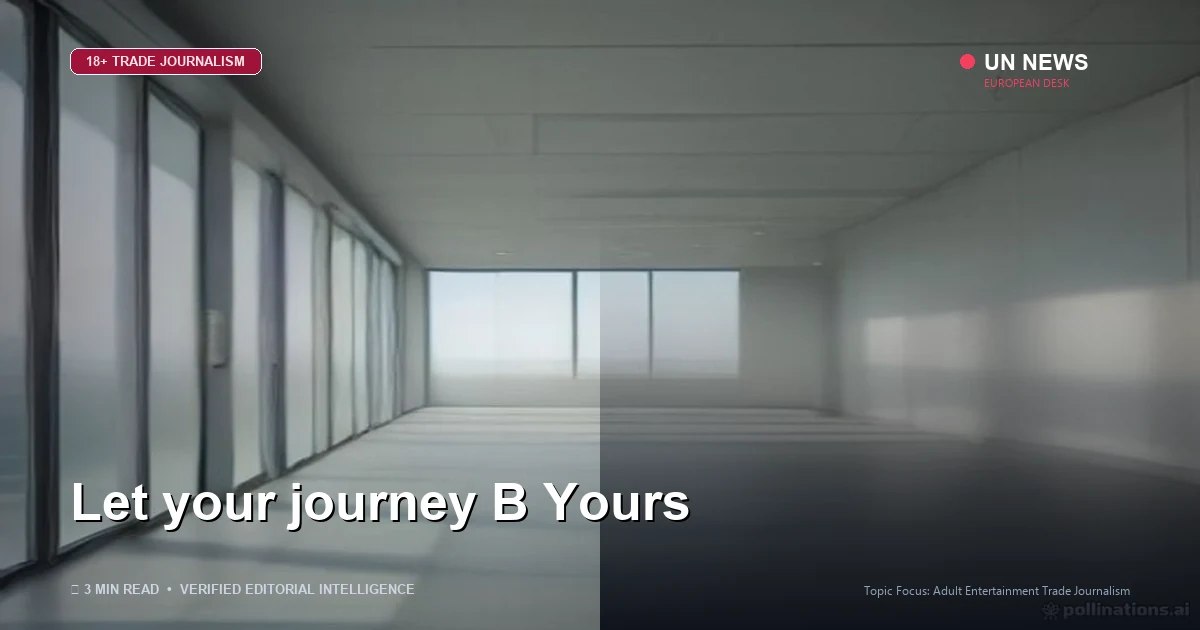 Editorial news illustration representing Let your journey B Yours