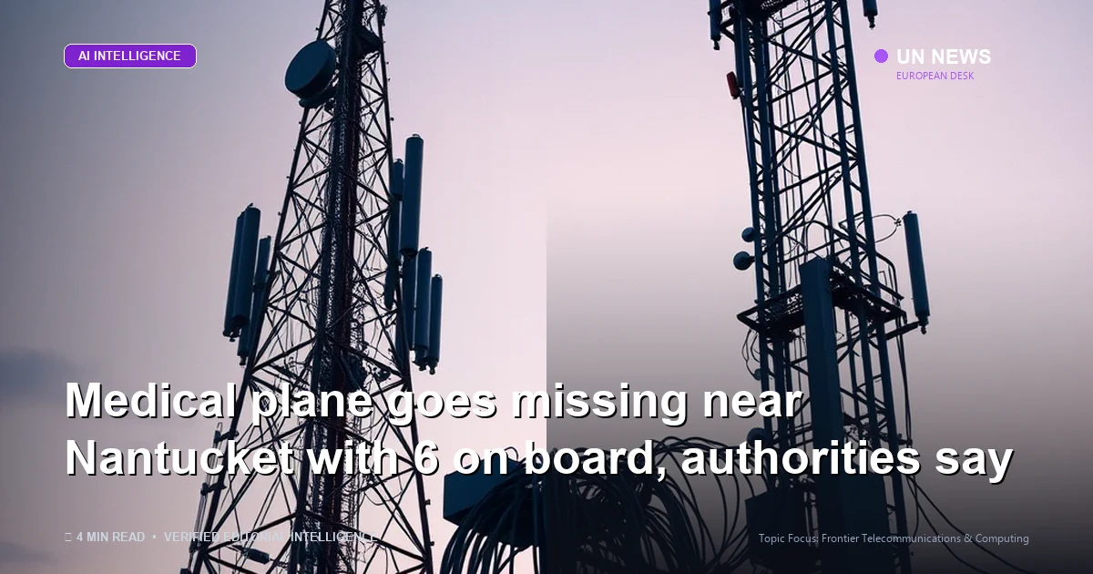 Artificial Intelligence editorial coverage: Medical plane goes missing near Nantucket with 6 on board, authorities say