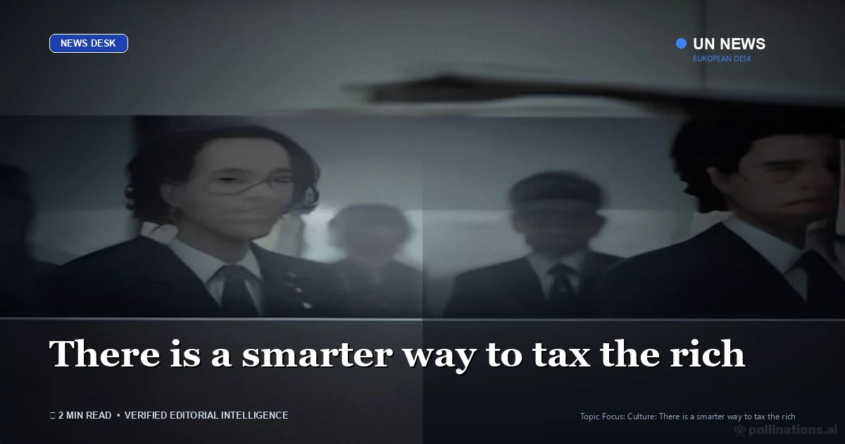 Editorial news illustration representing There is a smarter way to tax the rich