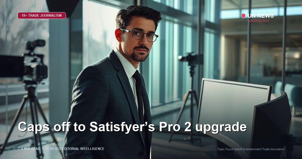 Editorial news illustration representing Caps off to Satisfyer’s Pro 2 upgrade
