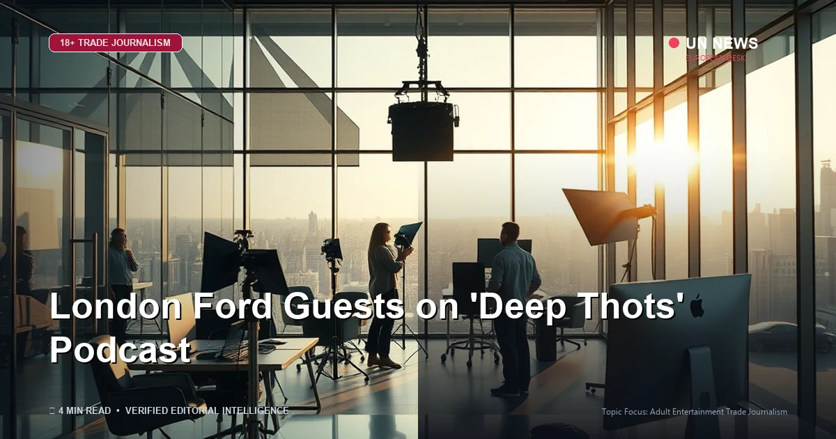 Editorial illustration representing London Ford Guests on Deep Thots Podcast