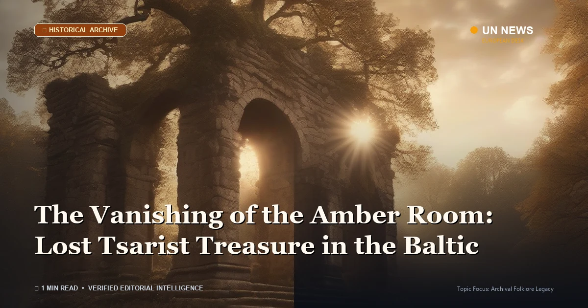 The Vanishing of the Amber Room: Lost Tsarist Treasure in the Baltic
