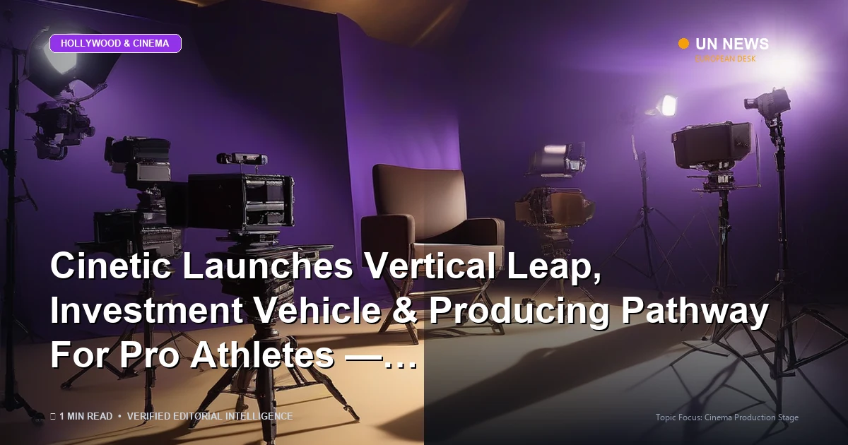 Illustration representing Cinetic Launches Vertical Leap, Investment Vehicle & Producing Pathway For Pro A