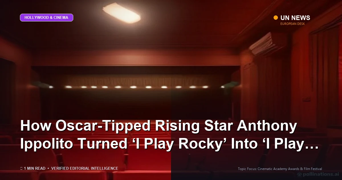 Illustration representing How Oscar-Tipped Rising Star Anthony Ippolito Turned ‘I Play Rocky’ Into ‘I Play
