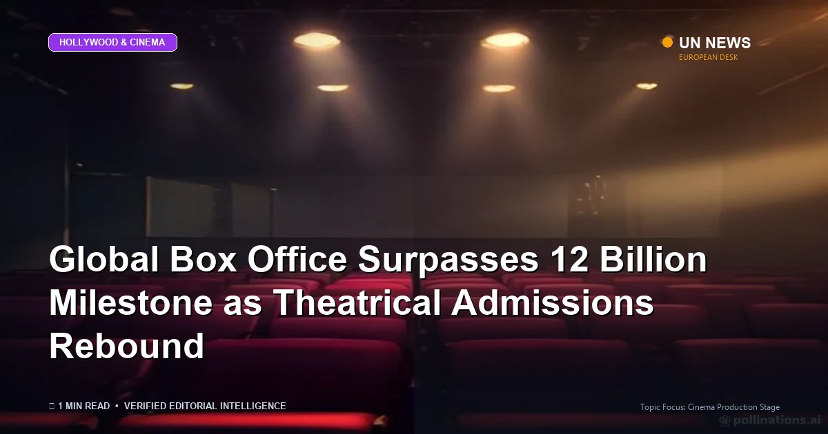 Global Box Office Surpasses 12 Billion Milestone as Theatrical Admissions Rebound