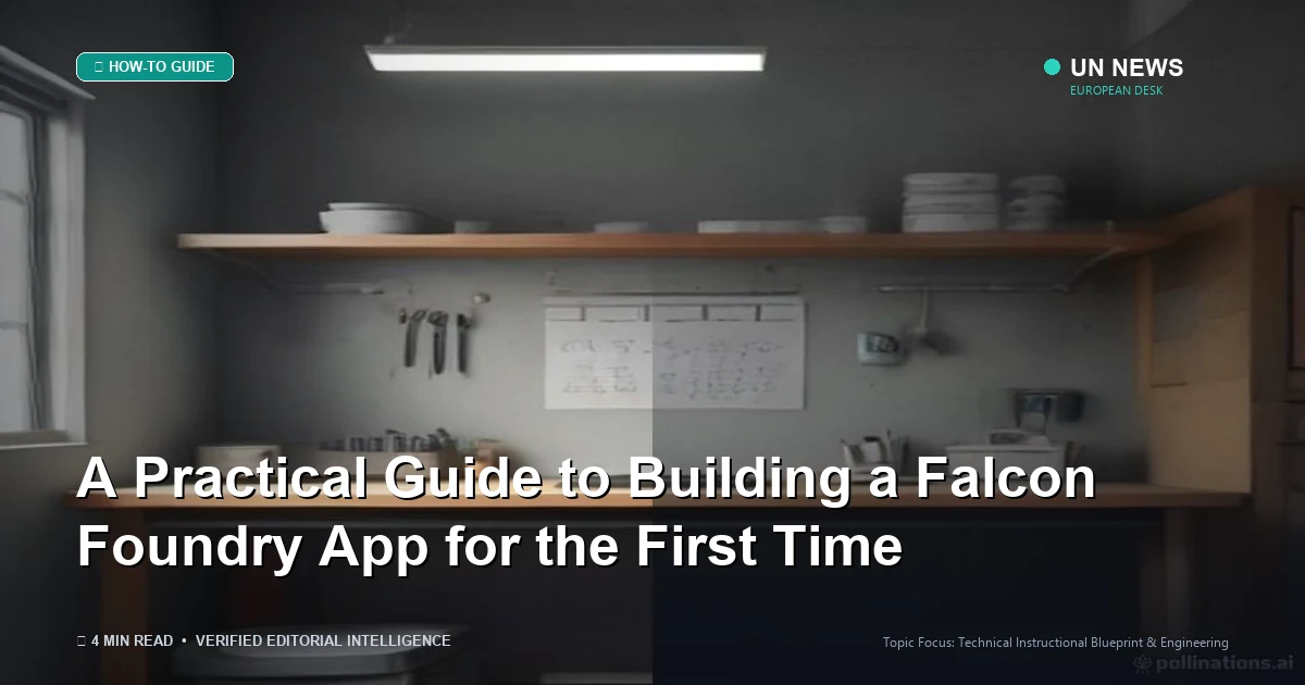 A Practical Guide to Building a Falcon Foundry App for the First Time