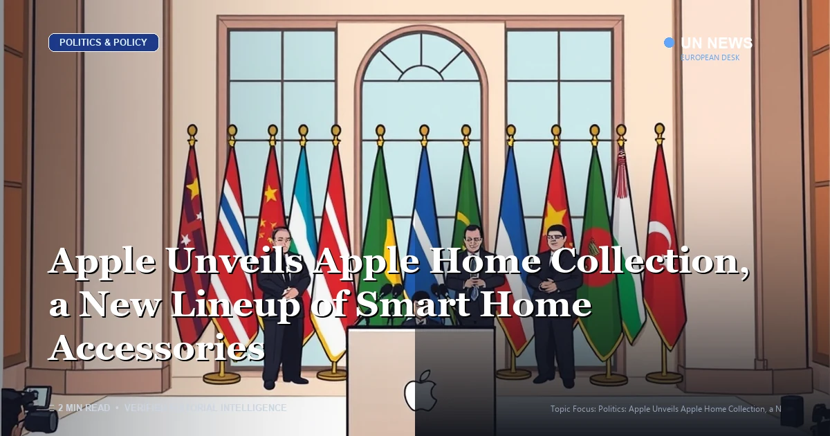 Politics editorial coverage: Apple Unveils Apple Home Collection, a New Lineup of Smart Home Accessories