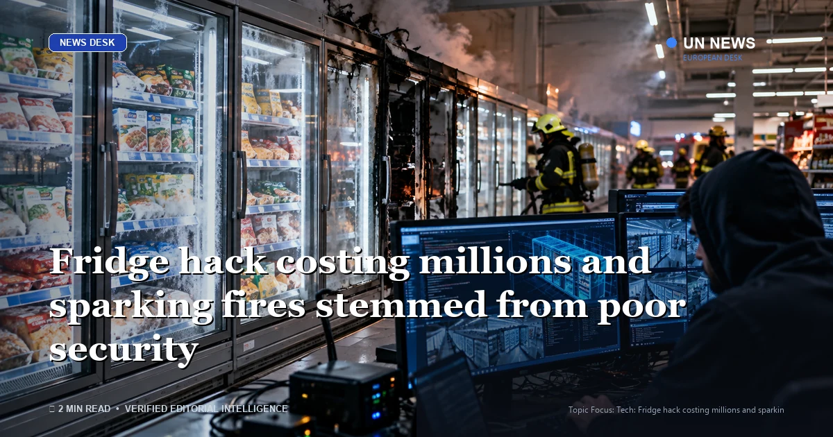 Tech editorial coverage: Fridge hack costing millions and sparking fires stemmed from poor security