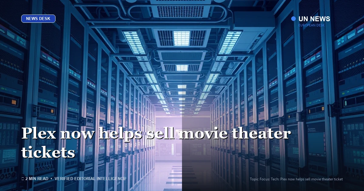 Tech editorial coverage: Plex now helps sell movie theater tickets