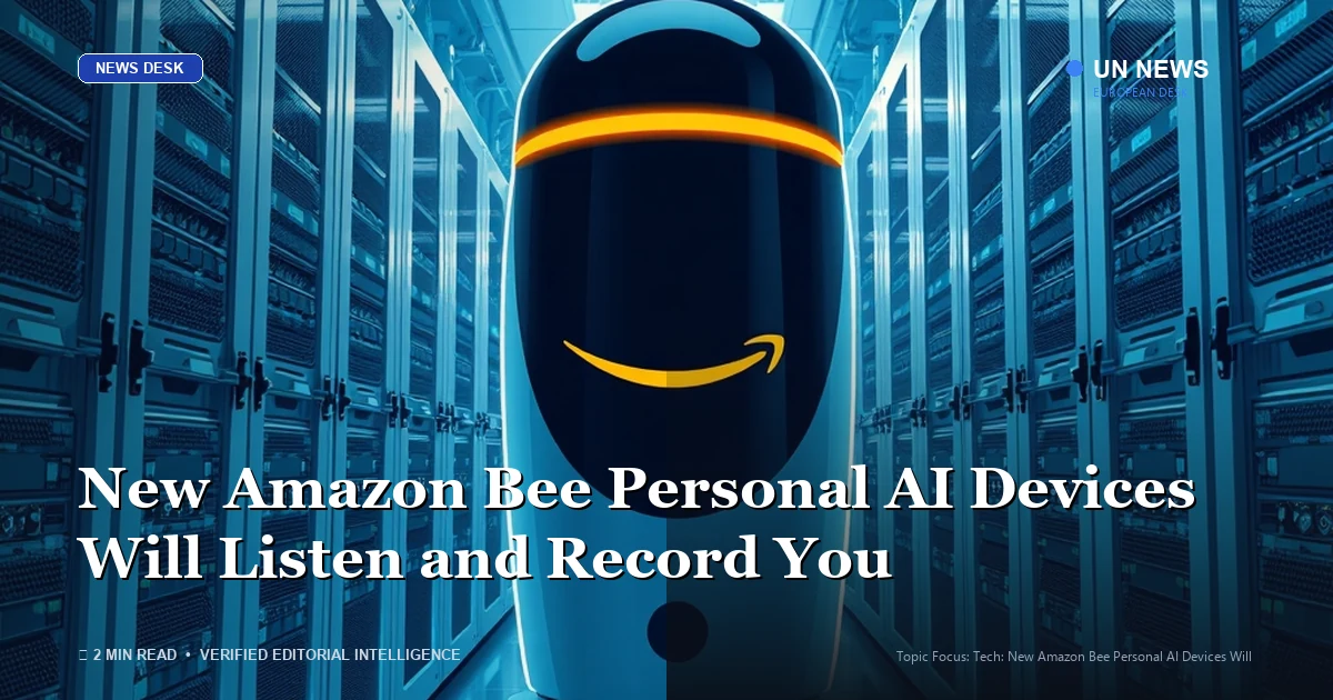 Tech editorial coverage: New Amazon Bee Personal AI Devices Will Listen and Record You