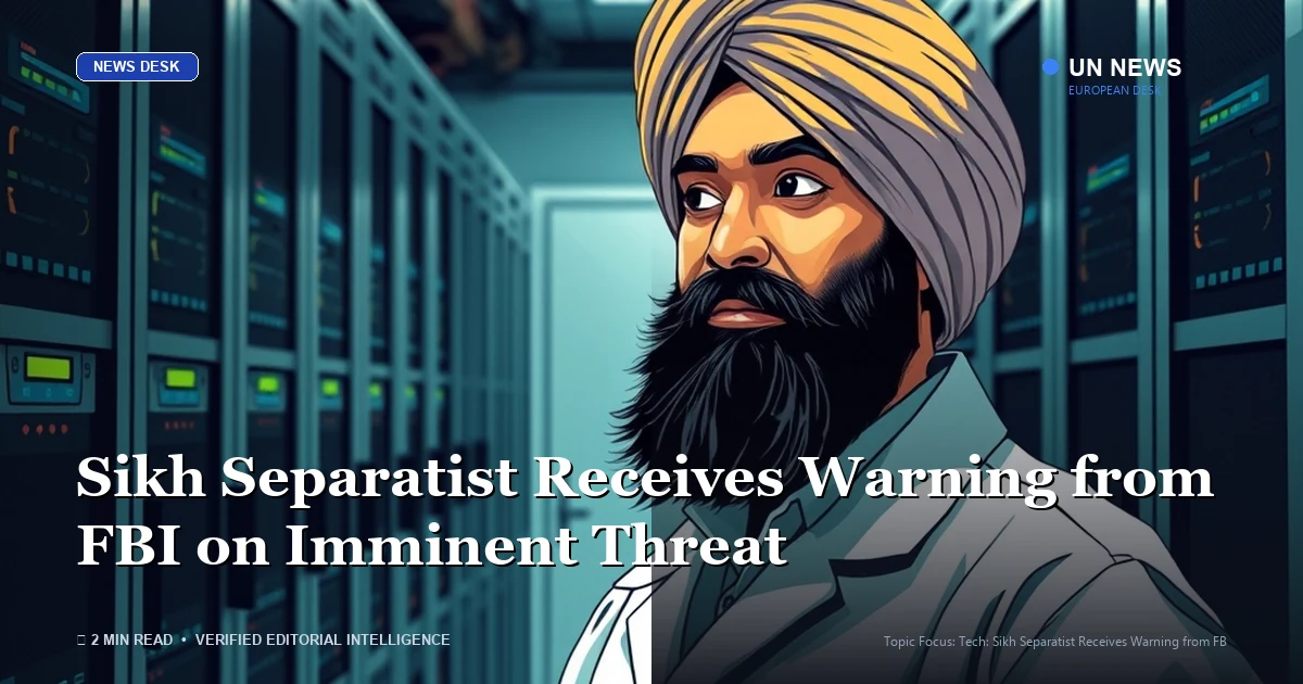 Tech editorial coverage: Sikh Separatist Receives Warning from FBI on Imminent Threat