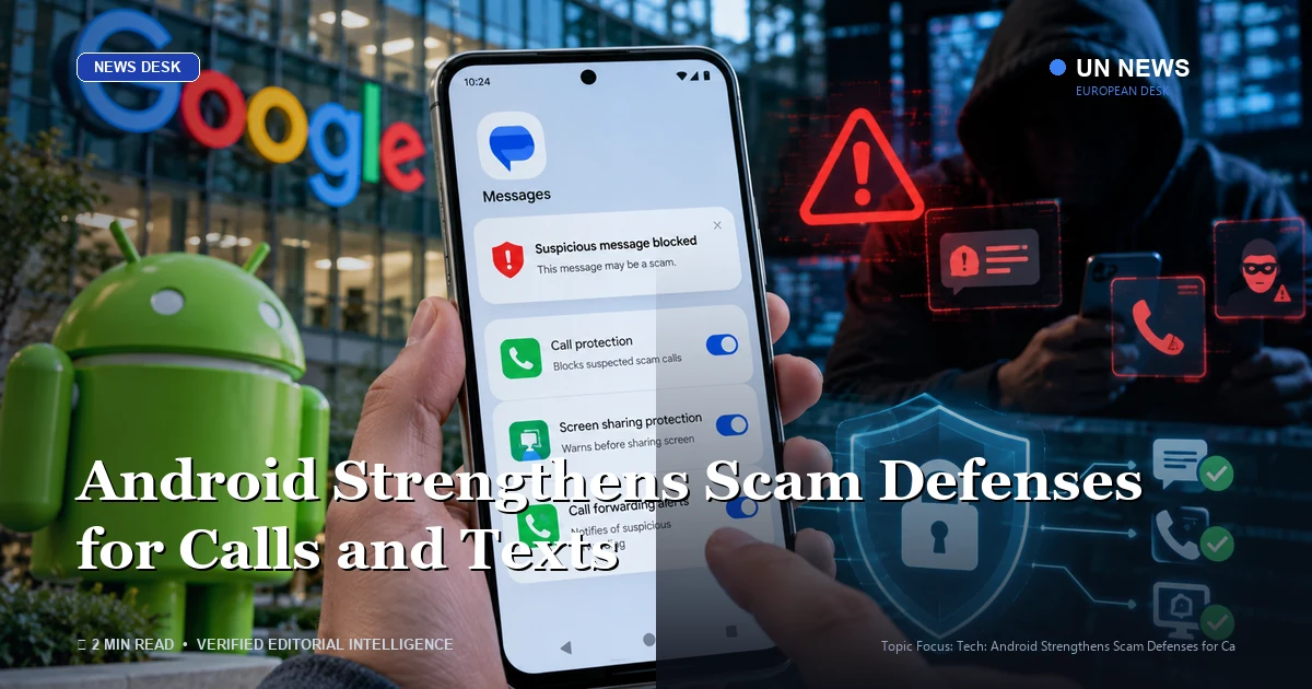 Android Strengthens Scam Defenses for Calls and Texts
