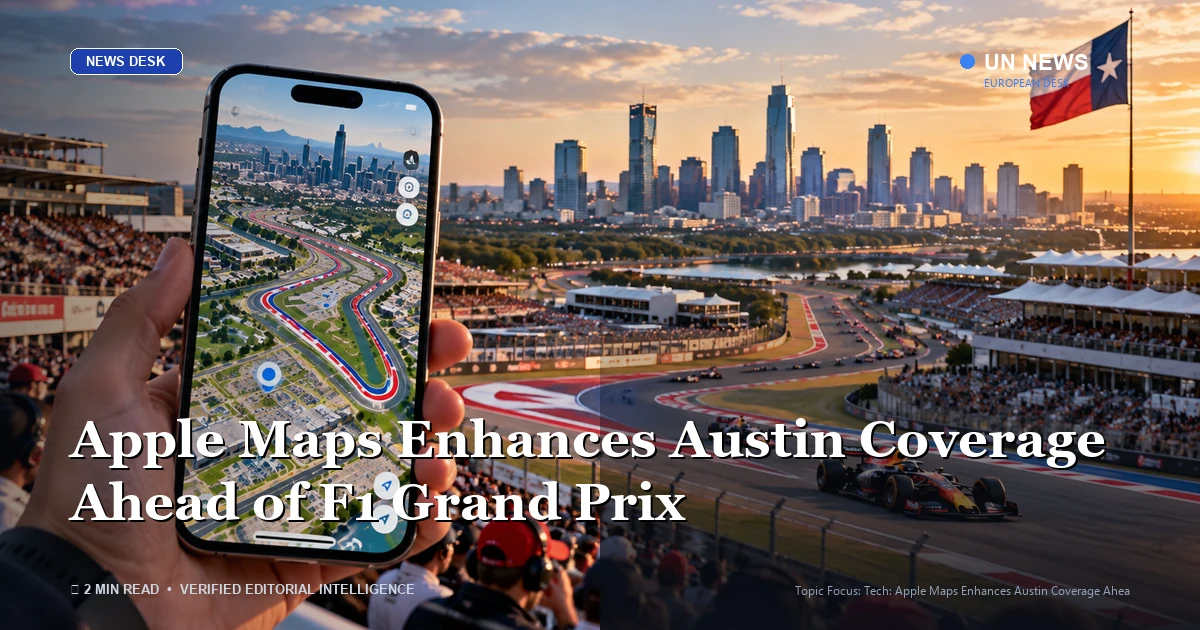 Tech editorial coverage: Apple Maps Enhances Austin Coverage Ahead of F1 Grand Prix