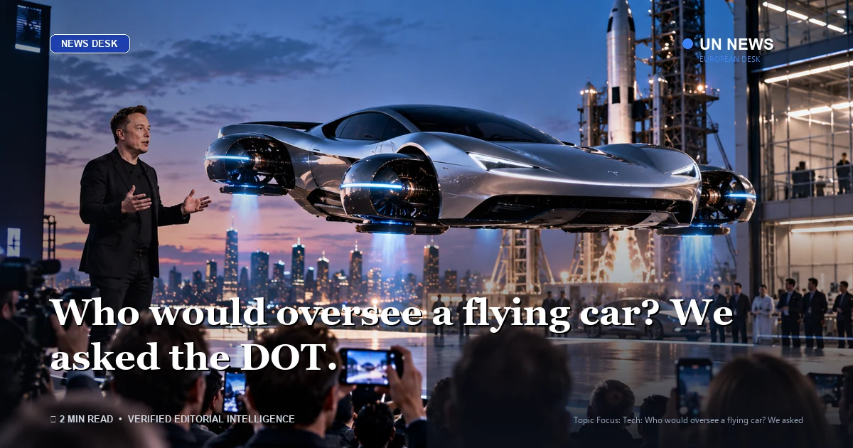 Tech news report: Who would oversee a flying car? We asked the DOT.