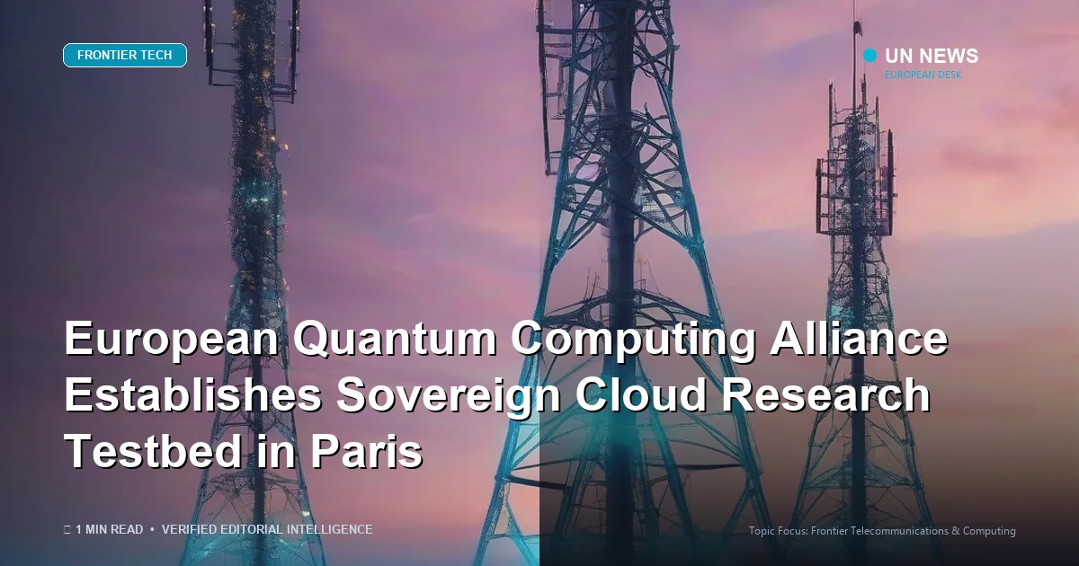 European Quantum Computing Alliance Establishes Sovereign Cloud Research Testbed in Paris