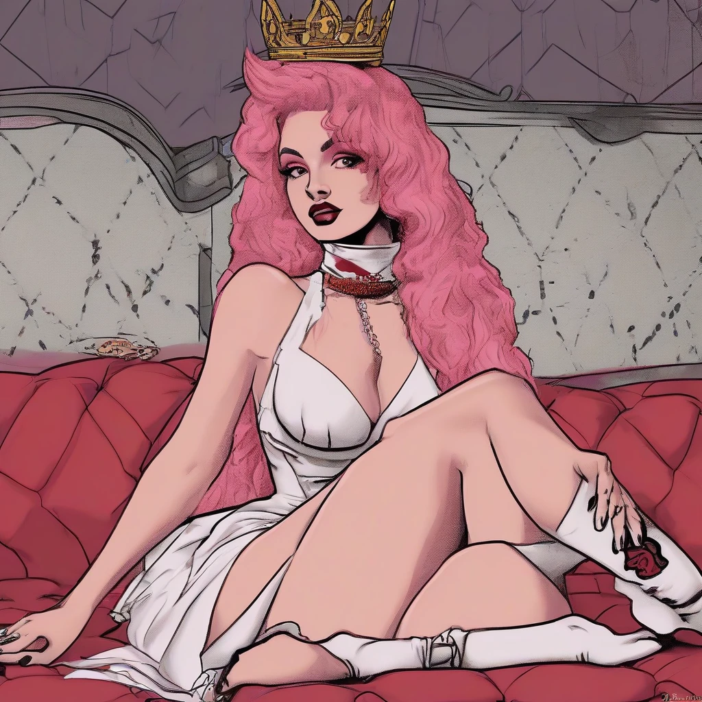 Editorial news illustration representing Finny Fox Drops New Clip With Queen Rouge