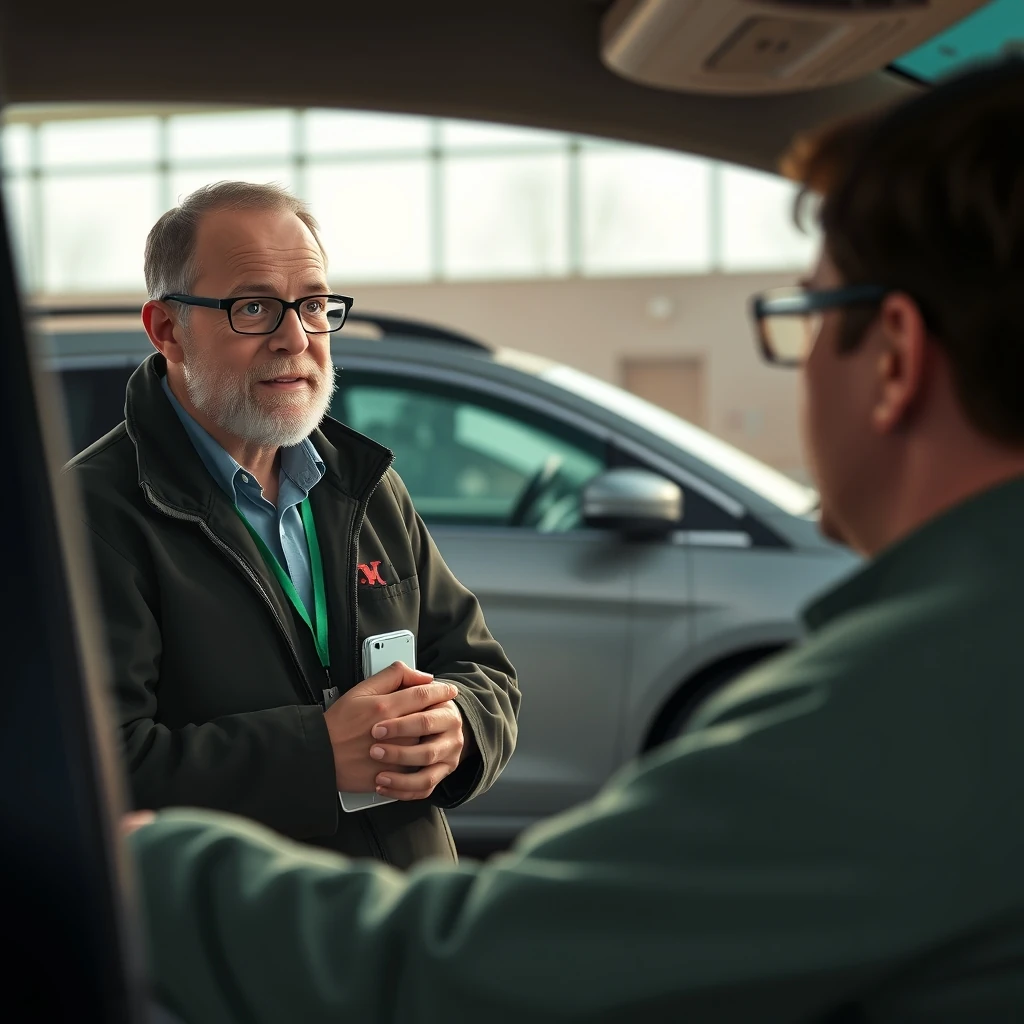 Editorial illustration representing A valet became a key source of support for cancer patients at a N.Y. care center