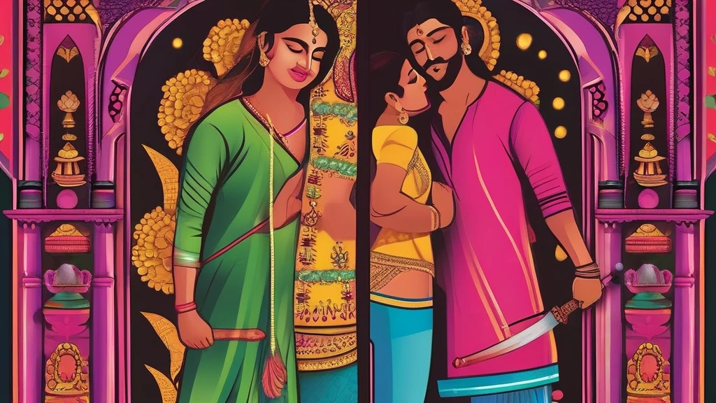 Editorial news illustration representing IMbesharam celebrates 13 years of normalising the naughty