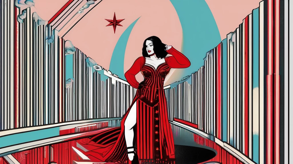 Editorial news illustration representing Ms. Red X Stars in New Release From MILFuckd