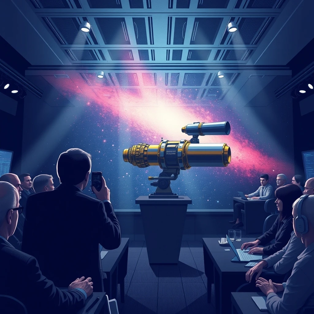 Editorial illustration representing Inside James Webb Space Telescope: An In-Depth Scientific & Systemic Breakdown