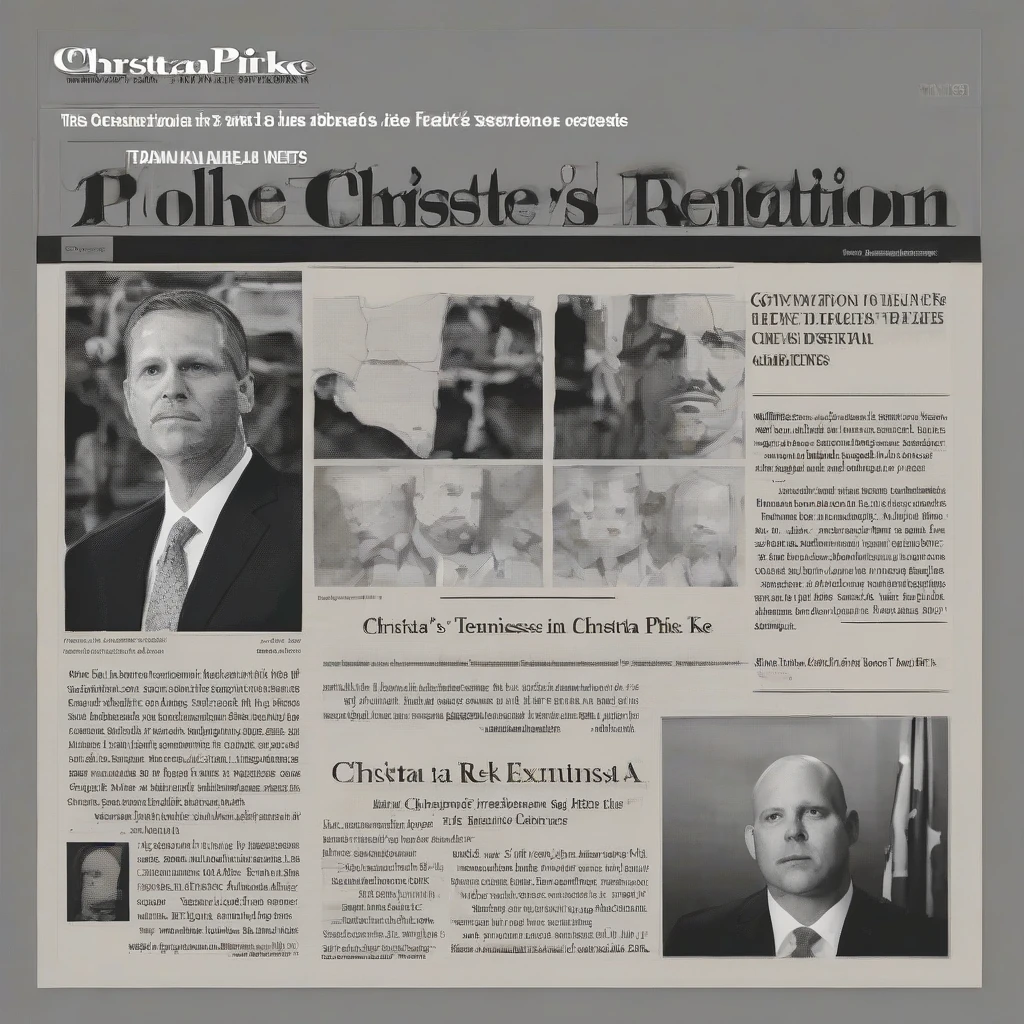 Editorial illustration representing Governor says Tennessee’s prisons chief is resigning after failed execution of Christa Pike