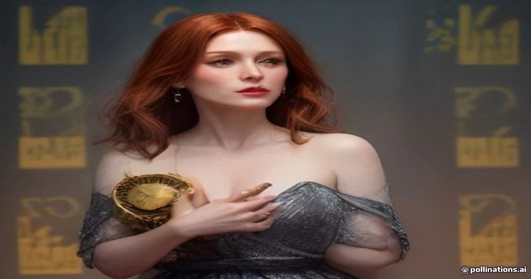 Editorial illustration representing Julianne Moore Accepts Zurich’s Golden Icon Award — in German