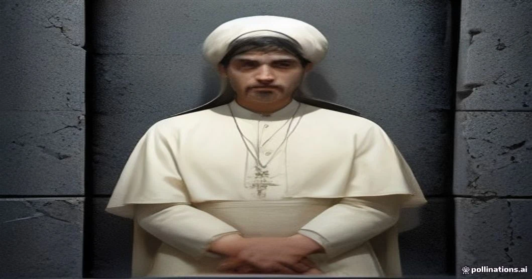 Editorial illustration representing Pope says death penalty inadmissible amid U.S. plans to livestream execution
