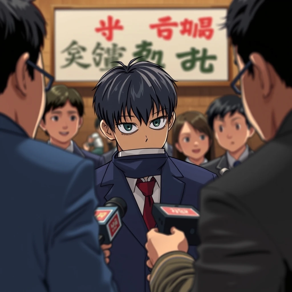 Editorial illustration representing Korea Box Office: Anime Feature ‘Chiikawa’ Edges Past ‘The Assassin(s)’ to Claim Weekend Crown